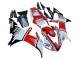 Migliori Carena Moto Yamaha YZF 1000 R1 2002-2003 - Bianco Rosso Nero Petronas