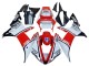 Migliori Carena Moto Yamaha YZF 1000 R1 2002-2003 - Bianco Rosso Nero Petronas