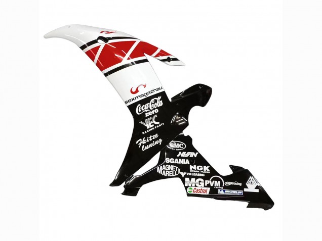 Migliori Carena Moto Yamaha YZF 1000 R1 2002-2003 - Bianco Rosso Nero Castrol