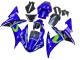 Migliori Carena Moto Yamaha YZF 1000 R1 2002-2003 - Blu Nero Verde MoviStar ENEOS Mostro