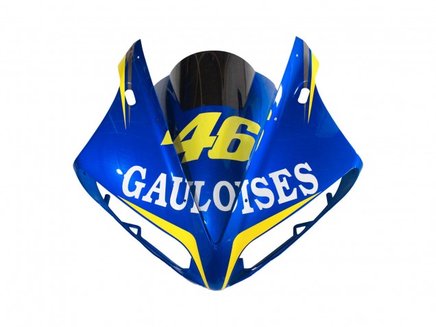 Migliori Carena Moto Yamaha YZF 1000 R1 2004-2006 - Blu Bianco Giallo Motul Gauloises 46