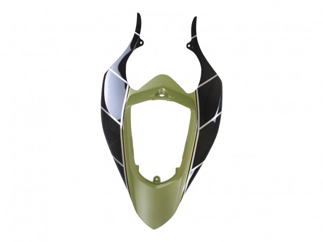 Migliori Carena Moto Yamaha YZF 1000 R1 2004-2006 - Oro Chiaro Bianco Nero Lucido