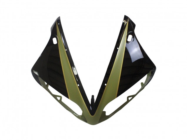 Migliori Carena Moto Yamaha YZF 1000 R1 2004-2006 - Oro Chiaro Bianco Nero Lucido