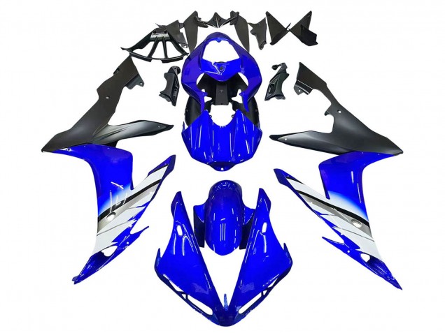 Migliori Carena Moto Yamaha YZF 1000 R1 2004-2006 - Blu Bianco Nero Opaco