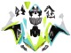 Migliori Carena Moto Yamaha YZF 1000 R1 2007-2008 - Azzurro Chiaro Verde Lime Nero
