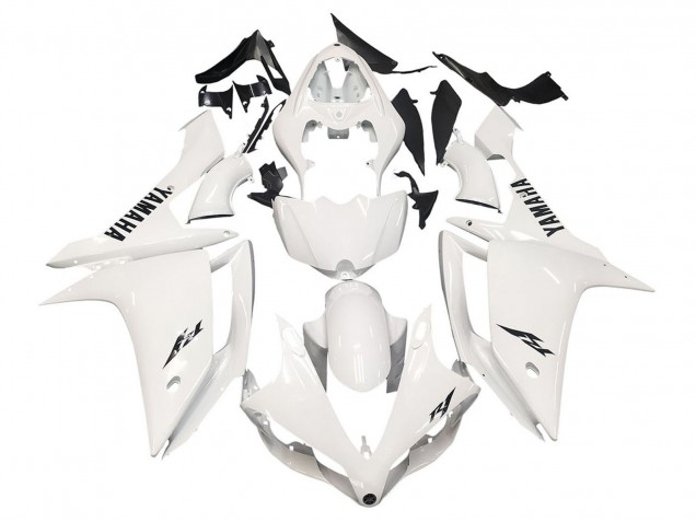 Migliori Carena Moto Yamaha YZF 1000 R1 2007-2008 - Bianco Nero