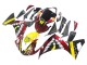 Migliori Carena Moto Yamaha YZF 1000 R1 2009-2011 - Rosso Giallo Nero Squalo 46
