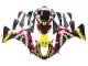 Migliori Carena Moto Yamaha YZF 1000 R1 2009-2011 - Rosso Giallo Nero Squalo 46