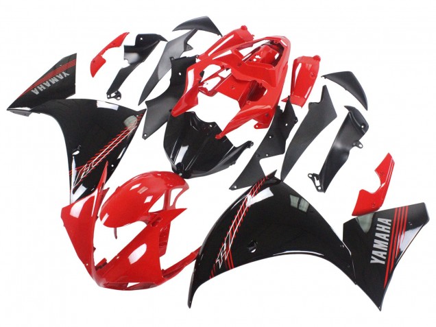 Migliori Carena Moto Yamaha YZF 1000 R1 2009-2011 - Rosso Nero