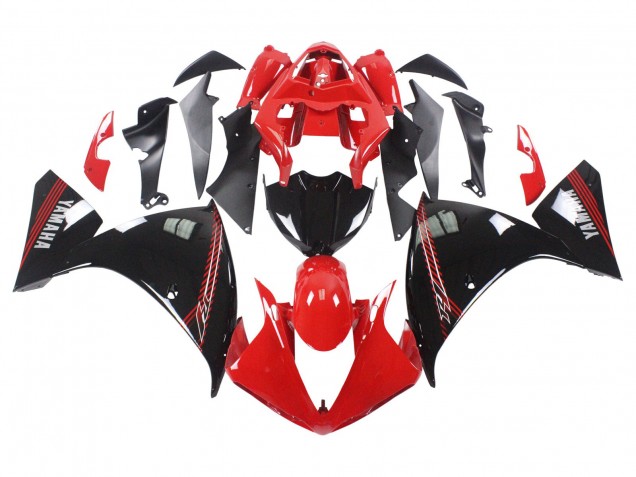 Migliori Carena Moto Yamaha YZF 1000 R1 2009-2011 - Rosso Nero