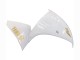 Migliori Carena Moto Yamaha YZF 1000 R1 2012-2014 - Bianco Oro Decals