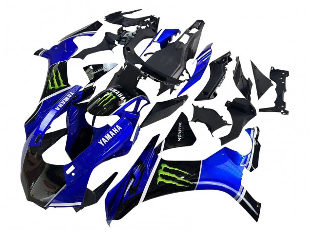 Migliori Carena Moto Yamaha YZF 1000 R1 2015-2019 - Blu Nero Lucido Verde Mostro