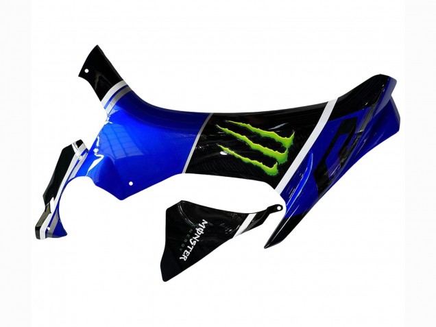 Migliori Carena Moto Yamaha YZF 1000 R1 2015-2019 - Blu Nero Lucido Verde Mostro