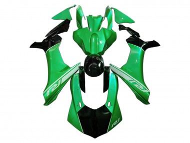 Migliori Carena Moto Yamaha YZF 1000 R1 2020-2025 - Verde Nero Lucido
