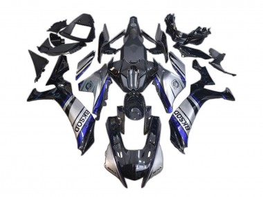 Migliori Carena Moto Yamaha YZF 1000 R1 2020-2025 - Argento Blu Nero BKSOD
