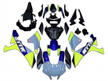 Migliori Carena Moto Yamaha YZF 1000 R1 2020-2025 - Blu Verde Nero
