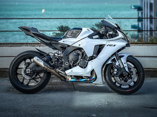 Migliori Carena Moto Yamaha YZF 1000 R1 2020-2025 - Bianco