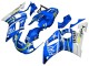 Migliori Carena Moto Yamaha YZF 600 R6 1998-2002 - Bianco Blu Neon Giallo Fiat Motul Michelin