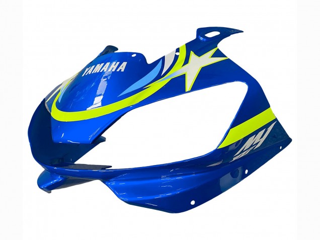 Migliori Carena Moto Yamaha YZF 600 R6 1998-2002 - Bianco Blu Neon Giallo Fiat Motul Michelin