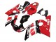 Migliori Carena Moto Yamaha YZF 600 R6 1998-2002 - Rosso Bianco Nero Lucido