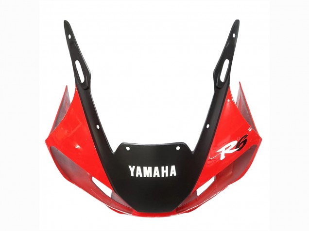 Migliori Carena Moto Yamaha YZF 600 R6 1998-2002 - Bianco Rosso Nero Lucido
