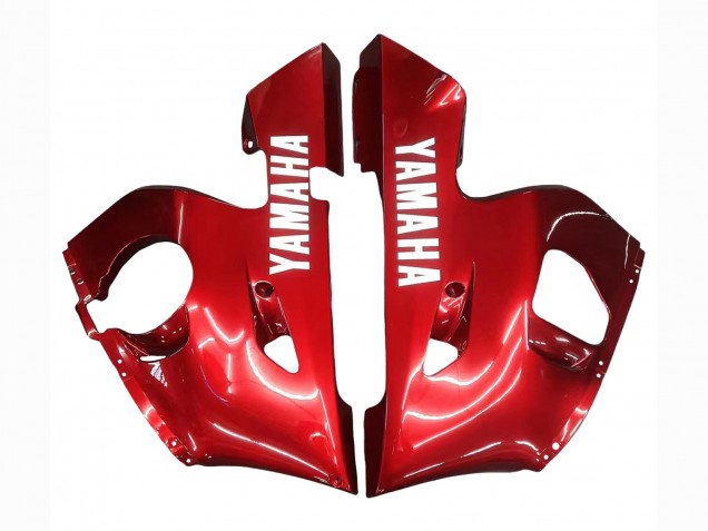 Migliori Carena Moto Yamaha YZF 600 R6 1998-2002 - Rosso Bianco Nero Lucido