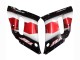 Migliori Carena Moto Yamaha YZF 600 R6 1998-2002 - Rosso Bianco Nero Lucido
