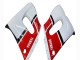 Migliori Carena Moto Yamaha YZF 600 R6 1998-2002 - Bianco Rosso Nero Petronas Yamalube 50th