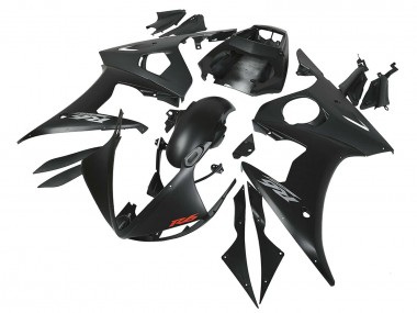 Migliori Carena Moto Yamaha YZF R6S 2006-2009 - Nero Opaco