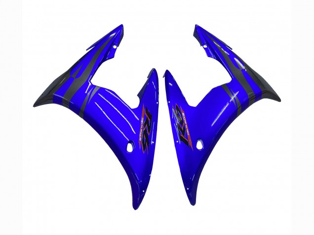 Migliori Carena Moto Yamaha YZF R6 2003-2004 - Blu Nero Lucido