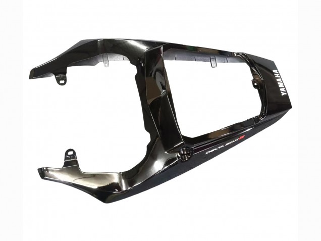 Migliori Carena Moto Yamaha YZF R6 2003-2004 - Nero Lucido Nero Opaco Bianco Decals