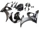 Migliori Carena Moto Yamaha YZF R6S 2006-2009 - Nero Lucido Nero Opaco Bianco Decals