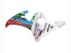 Migliori Carena Moto Yamaha YZF R6 2003-2004 - Bianco Blu Verde Rosso Kastinee Dunlop Motul
