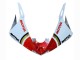 Migliori Carena Moto Yamaha YZF R6 2003-2004 - Bianco Rosso Lucky Strike Motul