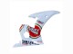 Migliori Carena Moto Yamaha YZF R6 2003-2004 - Bianco Rosso Lucky Strike Motul