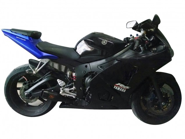 Migliori Carena Moto Yamaha YZF R6 2003-2004 - Blu Nero Opaco