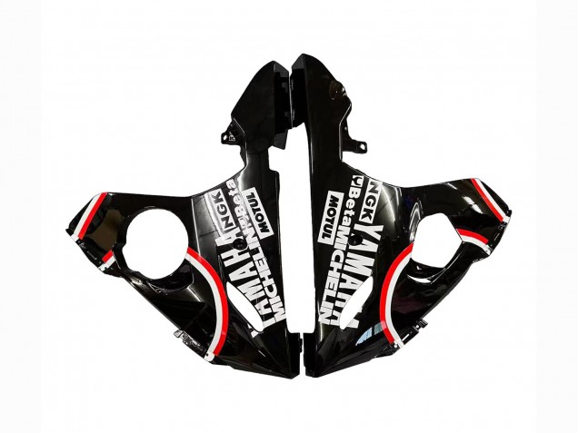 Migliori Carena Moto Yamaha YZF R6 2003-2004 - Nero Lucido Rosso Bianco Lucky Strike Motul