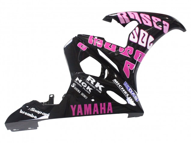 Migliori Carena Moto Yamaha YZF R6 2003-2004 - Giallo Rosa Nero Lucido Rossi Repsol 46