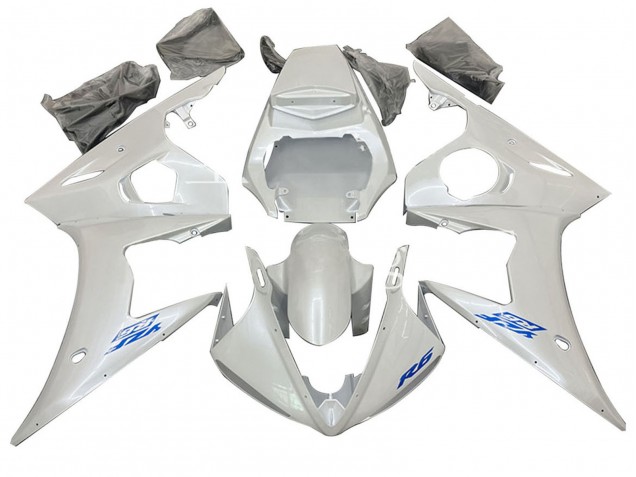Migliori Carena Moto Yamaha YZF R6 2003-2004 - Bianco