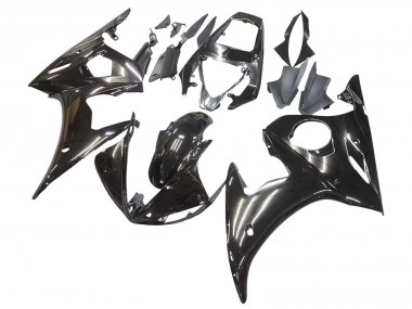 Migliori Carena Moto Yamaha YZF R6S 2006-2009 - Nero Lucido