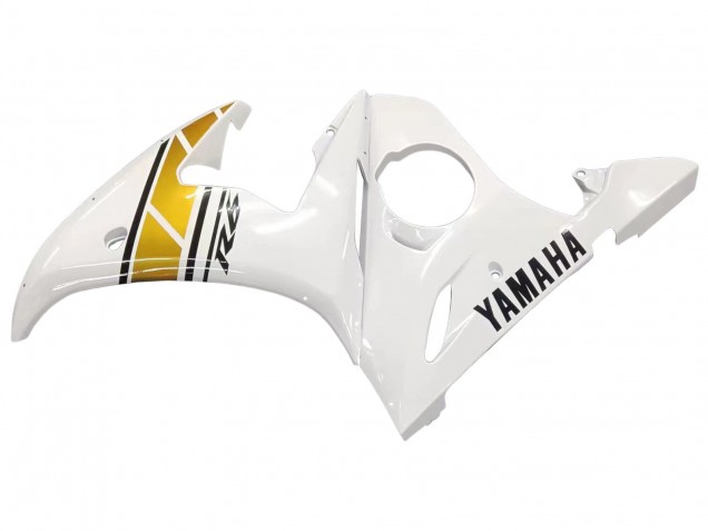 Migliori Carena Moto Yamaha YZF R6 2003-2004 - Bianco Oro