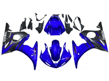 Migliori Carena Moto Yamaha YZF 600 R6 2005 - Lucido Blu Nero