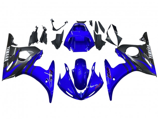 Migliori Carena Moto Yamaha YZF 600 R6 2005 - Lucido Blu Nero