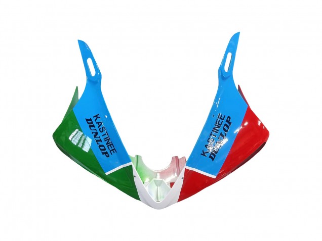 Migliori Carena Moto Yamaha YZF 600 R6 2005 - Azzurro Chiaro Bianco Verde Rosso Kastinee Dunlop Motul