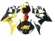 Migliori Carena Moto Yamaha YZF 600 R6 2005 - Nero Giallo Rosso 46