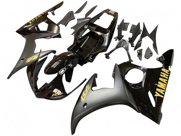 Migliori Carena Moto Yamaha YZF 600 R6 2005 - Nero Oro