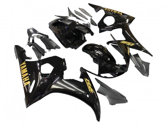 Migliori Carene Moto Yamaha YZF 600 R6 2005 - Nero Oro