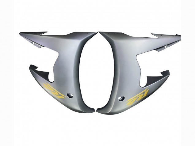 Migliori Carena Moto Yamaha YZF 600 R6 2005 - Grigio Nero Opaco Oro