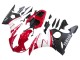 Migliori Carena Moto Yamaha YZF 600 R6 2005 - Rosso Bianco Nero Opaco