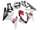 Migliori Carena Moto Yamaha YZF 600 R6 2005 - Bianco Nero Rosso Motul